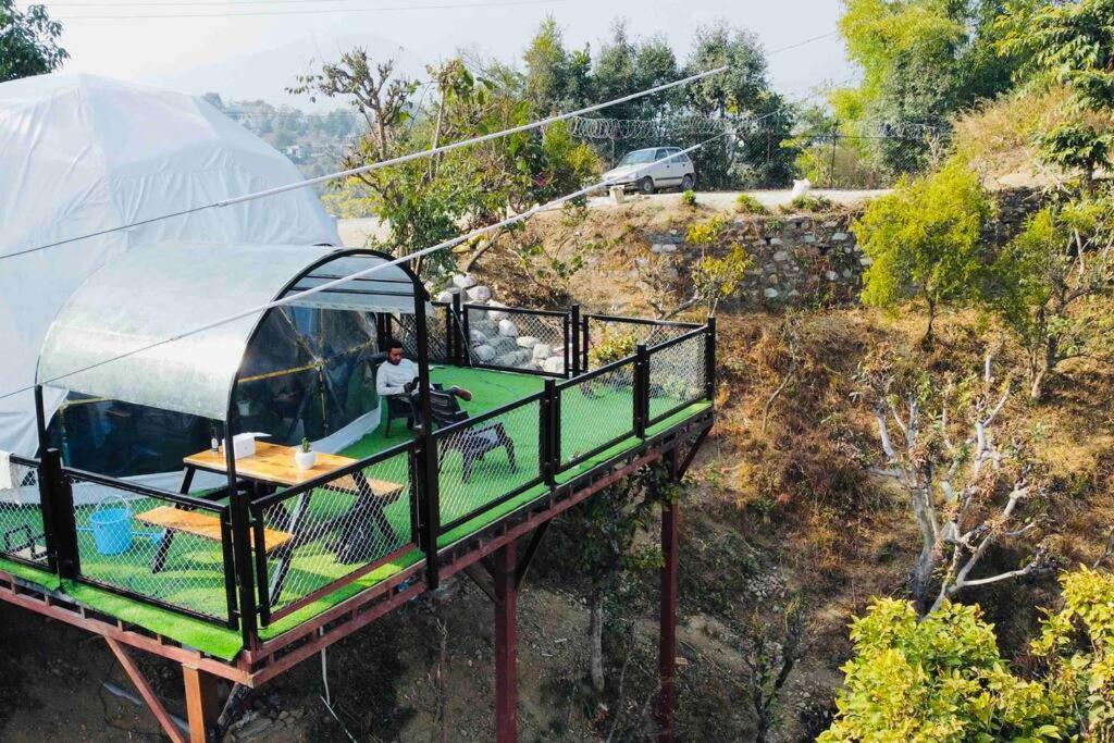 Gadeni Stays - Glamping Dome At Nainital Bhīm Tāl Exteriör bild