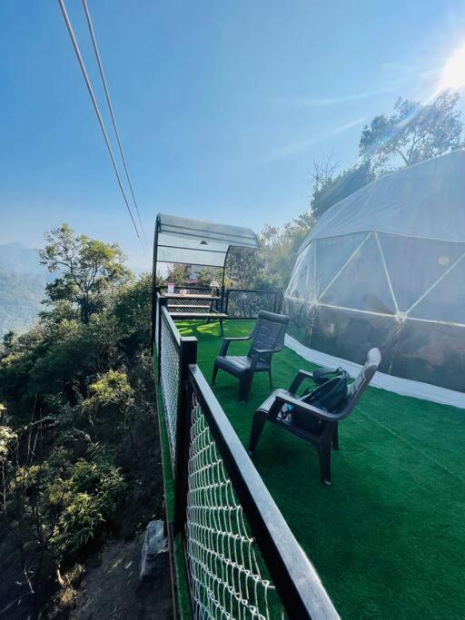 Gadeni Stays - Glamping Dome At Nainital Bhīm Tāl Exteriör bild