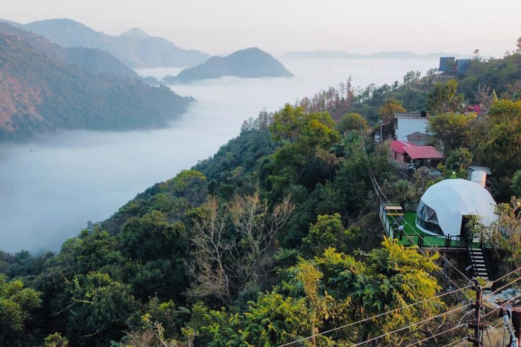 Gadeni Stays - Glamping Dome At Nainital Bhīm Tāl Exteriör bild