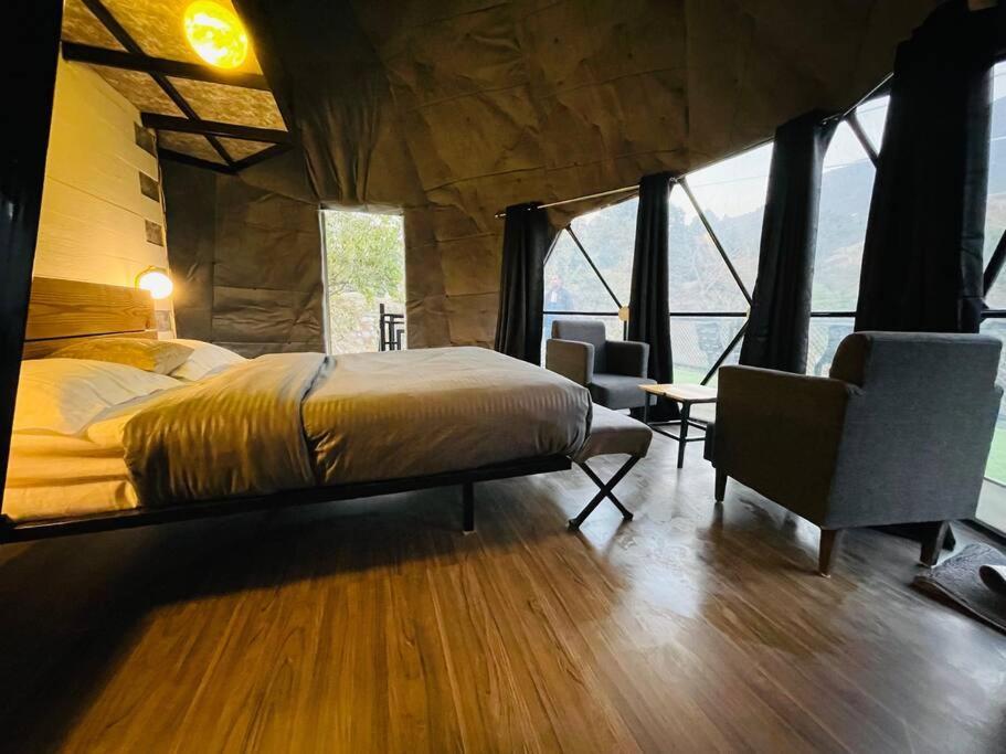 Gadeni Stays - Glamping Dome At Nainital Bhīm Tāl Exteriör bild