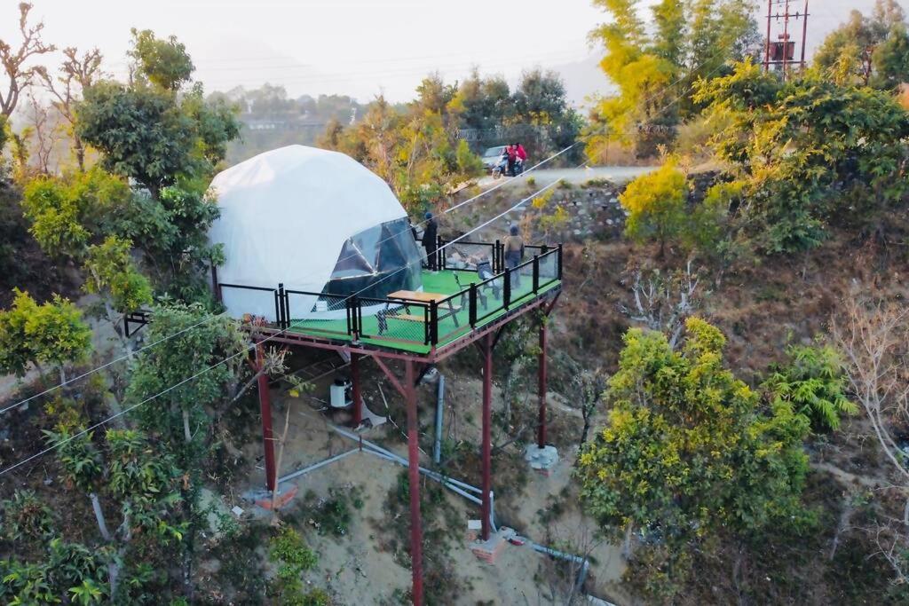 Gadeni Stays - Glamping Dome At Nainital Bhīm Tāl Exteriör bild