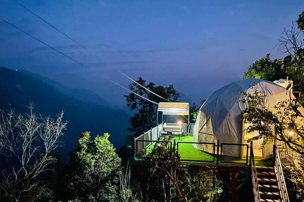 Gadeni Stays - Glamping Dome At Nainital Bhīm Tāl Exteriör bild