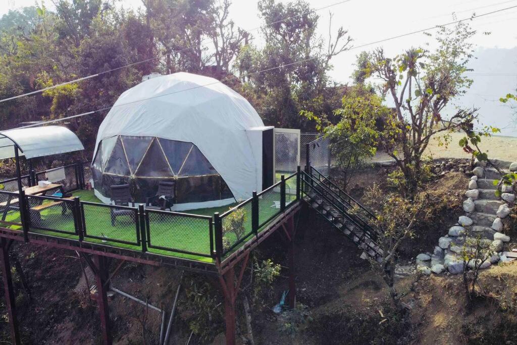 Gadeni Stays - Glamping Dome At Nainital Bhīm Tāl Exteriör bild